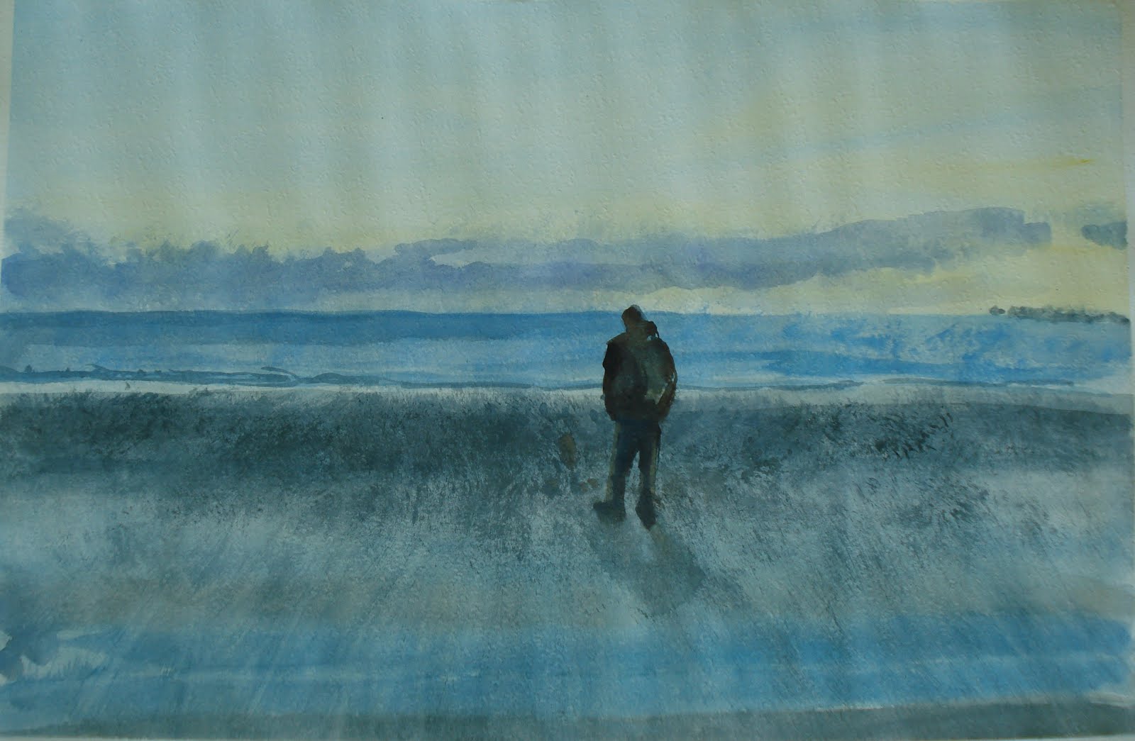 Man and the Sea Painting